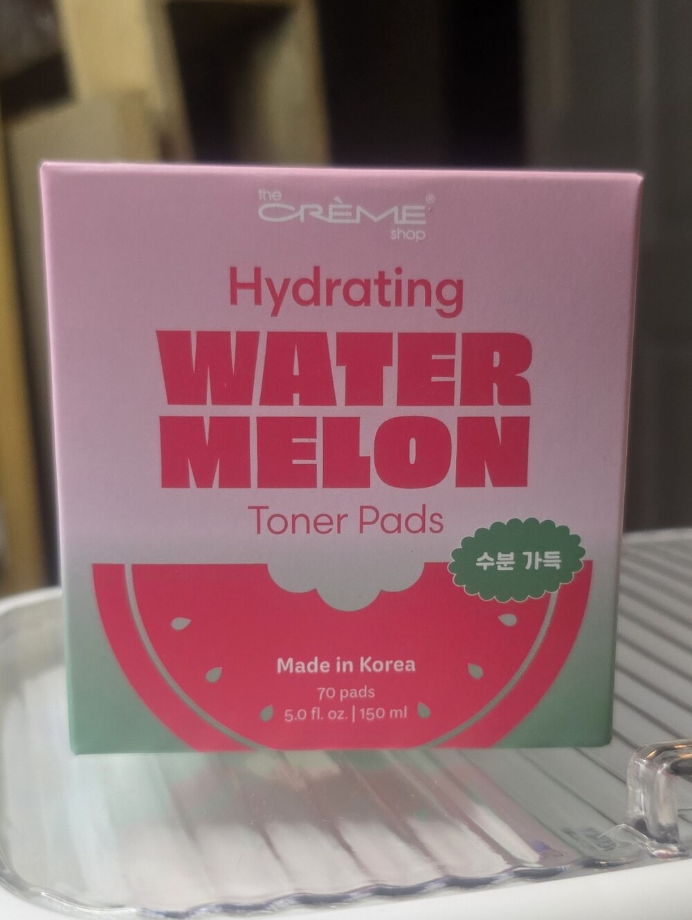 The Crème Shop Hydrating Watermelon Toner Pads
